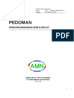 Pedoman Penggorganisasian SDM & DIKLAT