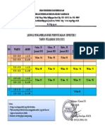 Jadwal Peminjaman Buku Perpustakaan Semester 2 Tahun 2021