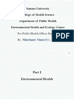 Samara University Environmental Health Course