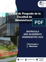 Matricula - Ingresantes 2022