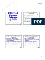 EIE 101R01: Basic Electronics Engineering