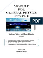 General Physics Phys 1011 Module