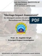 "Heritage Impact Assessment": Maulana Azad National Institute of Technology