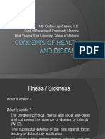 Concepts of Health and Disease