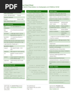 JSP Cheat Sheet: by Via