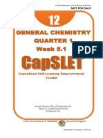 General Chemistry Quarter 1 Week 5.1: Not For Sale