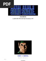Download Solid Snake Manual by Anthony Morgan SN58952499 doc pdf