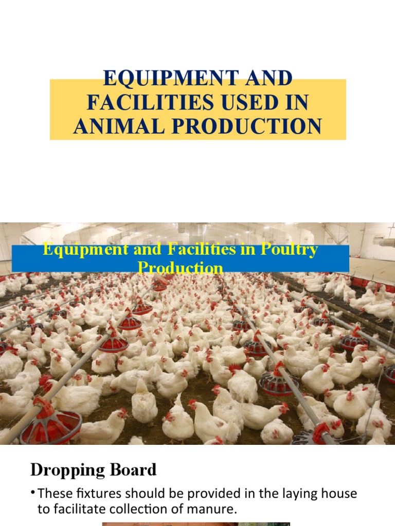 Equipment and Facilities Used in Animal Production PDF Trailer