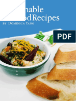 Sustainable Seafood Recipes: by Dominica Yang