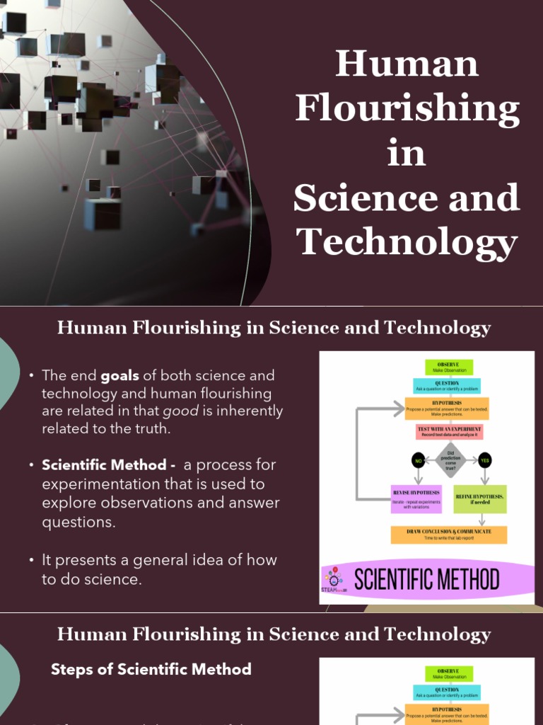 Human Flourishing in Science and Technology Download Free PDF Scientific Method Hypothesis