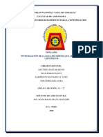 Informe de Estadistica Investigacion en Articulos Cientificos