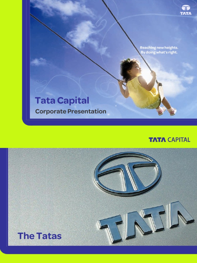 Tata Capital Presentation Syndicated Loan Securities (Finance