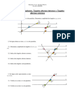 Exercicios de Preparação para o Teste - Matemática