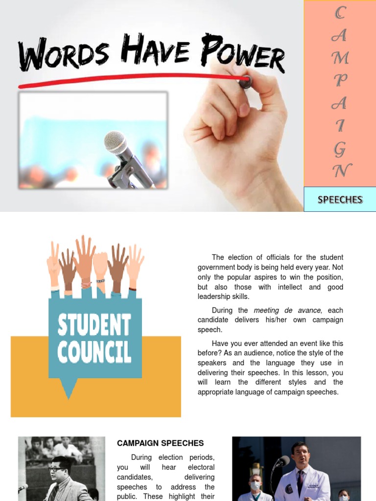 Campaign Speeches Download Free PDF Thought Reputation