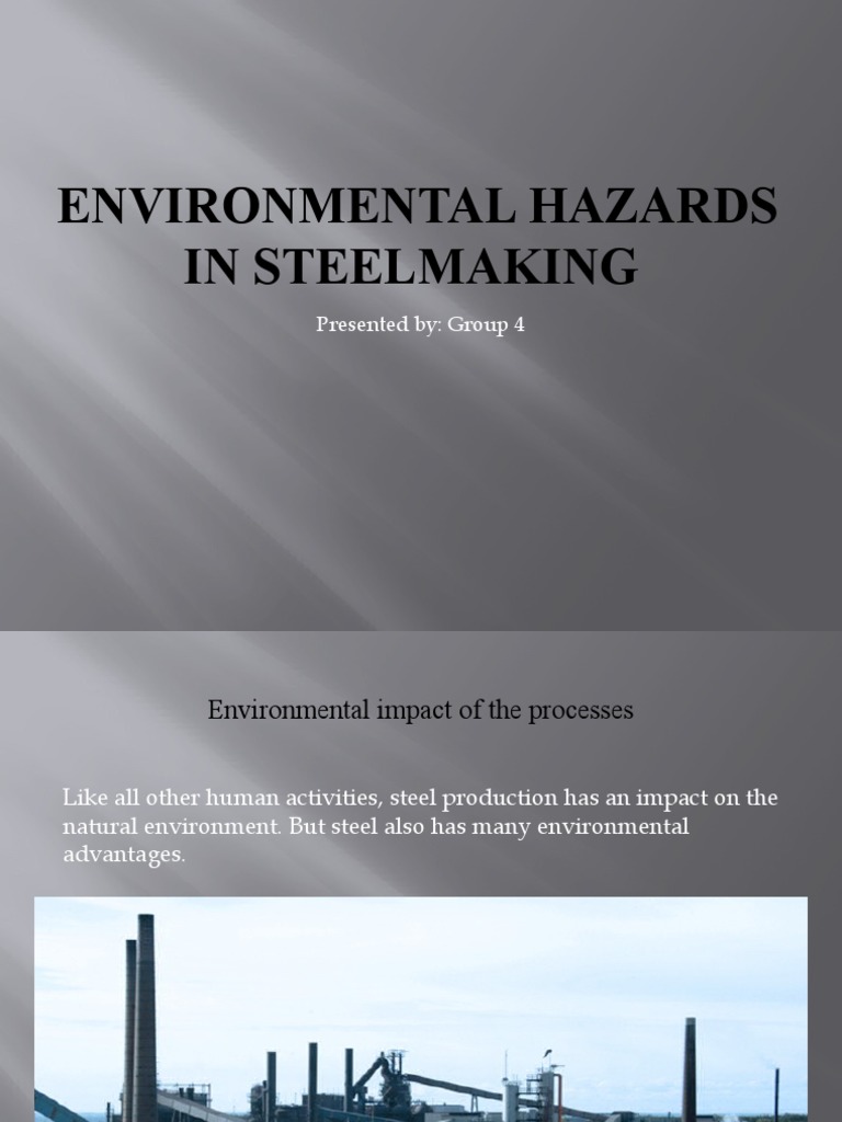 Environmental Impact of Steelmaking | PDF | Steelmaking | Water