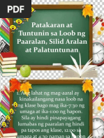 Tagalog School Rules and Regulation | PDF