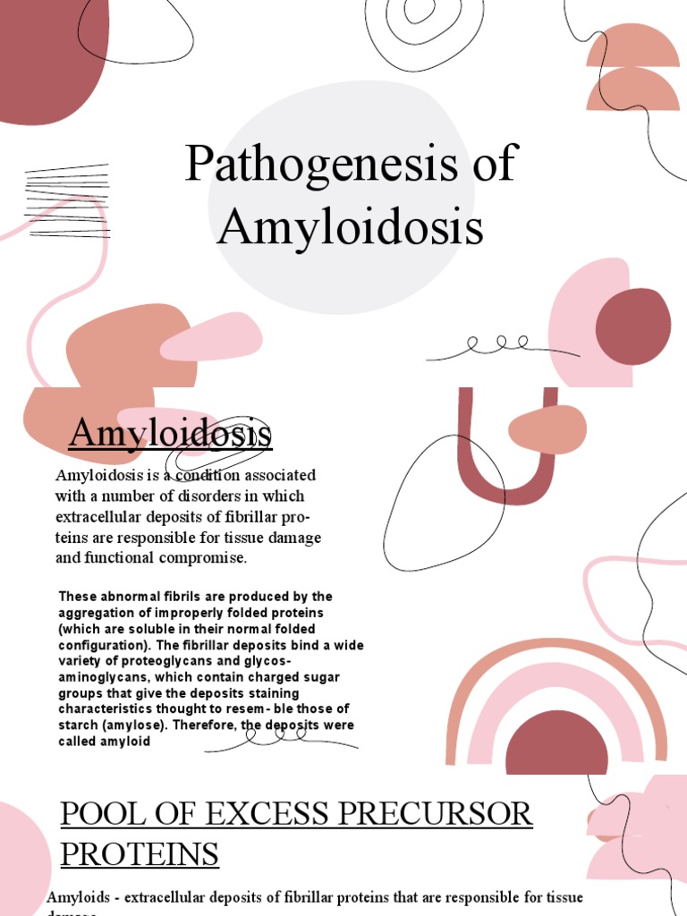 Pathogenesis and Classification of Amyloidosis | PDF | Amyloid ...