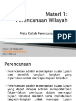 02.perencanaan Wilayah 1 Perencanaan Wilayah