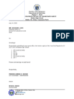 Transmittal of School Forms