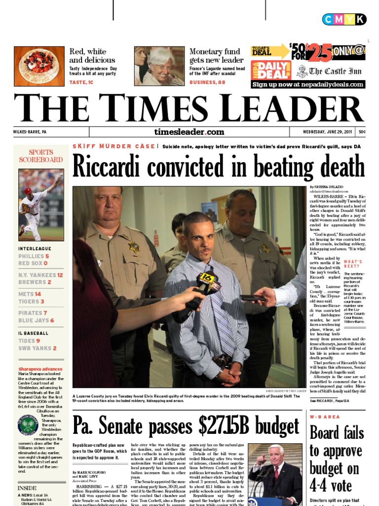 Times Leader 06-29-2011 PDF Nuclear Regulatory Commission Wilkes Barre