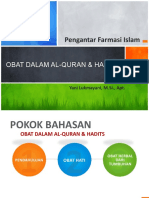 Pengantar Farmasi Islam: Obat Dalam Al-Quran & Hadits