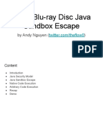 BD-JB: Blu-Ray Disc Java Sandbox Escape: by Andy Nguyen
