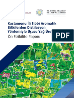 Kastamonu Ili Tibbi Aromatik Bitkilerden Distilasyon Yontemiyle Ucucu Yag Uretimi On Fizibilite Raporu2021