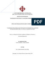 Tesis-Viabilidad Financiera Del Proyecto de Inversión de Galpones Automatizados