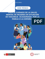 Guía Técnica para El Cuidado de La Salud Mental de Mujeres en Situación de Violencia Ocasionada Por La Pareja o Expareja 2