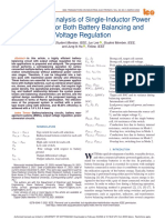 Design and Analysis of Single-Inductor Power Converter For Both Battery Balancing and Voltage Regulation
