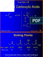 More Carboxylic Acids: R C O OH C O O-R + H+