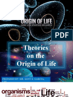 Theories On The Origin of Life-Pres