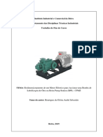 Dimensionamento de Um Motor Eléctrico para Accionar Uma Bomba Hidráulica