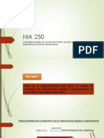 NIA 250 Auditoría legal y reglamentaria