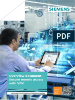 Overview Document: Secure Remote Access With VPN: Industrial Security