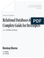 Relational Database and SQL