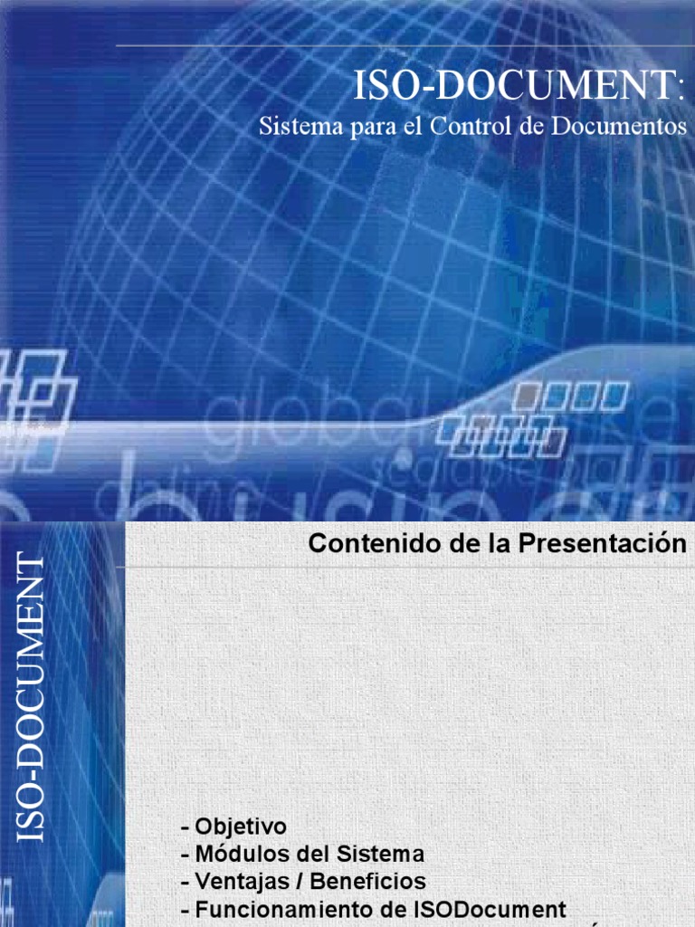 Control Electrónico de Documentos ISO | PDF | Calidad (comercial ...