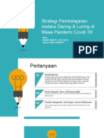 Strategi Pembelajaran Masa Pandemi