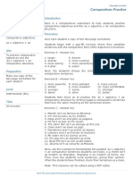 Comparatives Practice: Activity Type