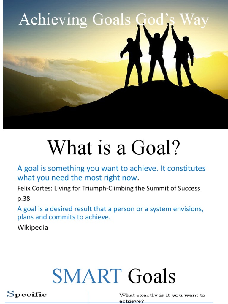 Setting SMART Spiritual Goals | PDF