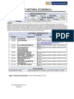 SILABO DE HISTORIA ECONÓMICA 2do.