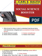 SOCIAL SCIENCE BOOSTERS