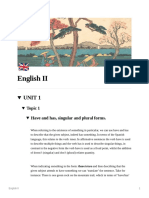 English II: Unit 1