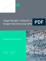 Vegan Burger: Iceland'S No Bull Burger Becomes Top Seller: Marketline Case Study