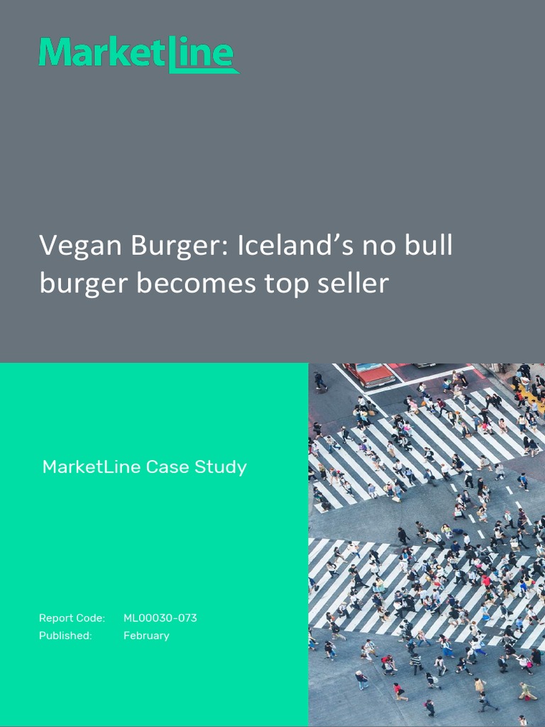 Vegan Burger Iceland'S No Bull Burger Top Seller Marketline