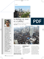 Is Heritage An Asset or A Liability?: Understanding The Debate and Din in Mumbai