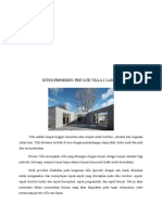 Studi Preseden Arsitektur Bangunan Private Villa 1 Lantai