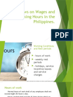 Laws On Wages and Working Hours in The