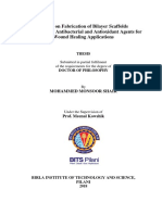 Bilayer Scaffolds Incorporating Antibacterial and Antioxidant Agents Thesis