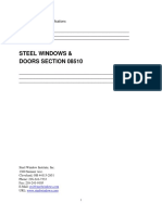 Steel Windows & Doors Section 08510: SWI Steel Window Specifications